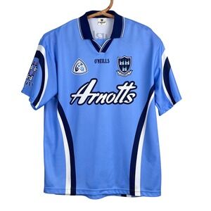 O'Neills Dublin GAA Jersey Mens XL Arnotts Sponsor Sky Blue Vintage Blokecore